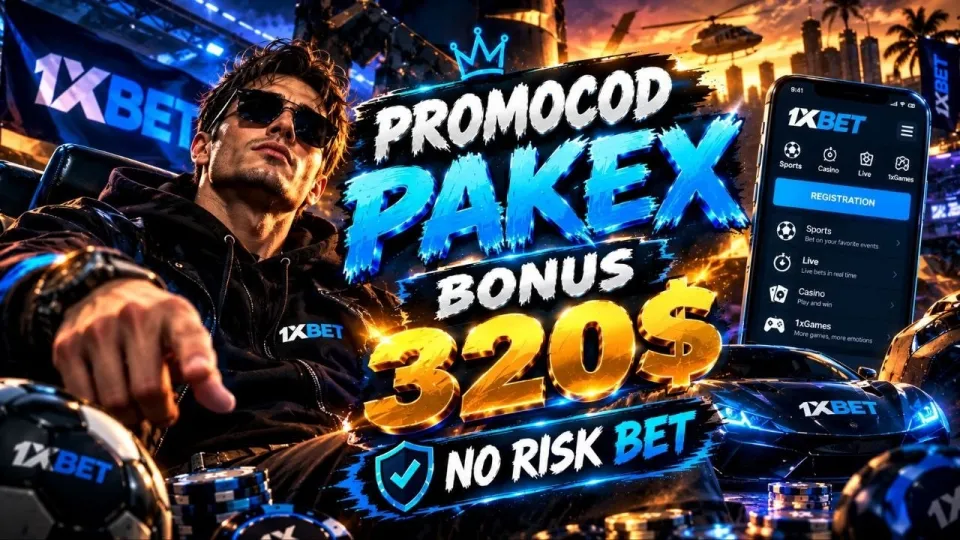 1xBet registration gives you a verified account and welcome bonus in four steps